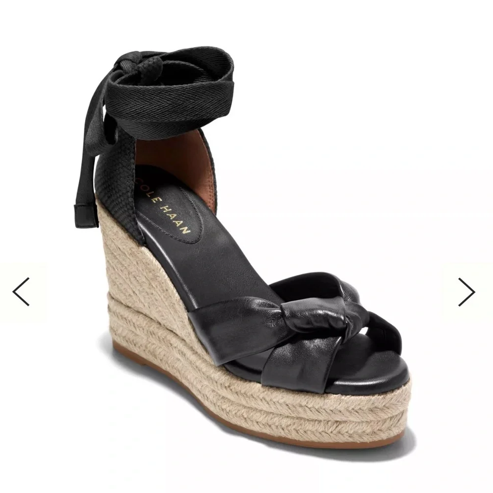 NEW $170 Cole Haan x Anthropologie Hampton Platform wedge sandals women size 6.5